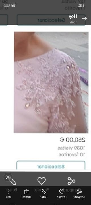 Vestido fiesta de Pronovias