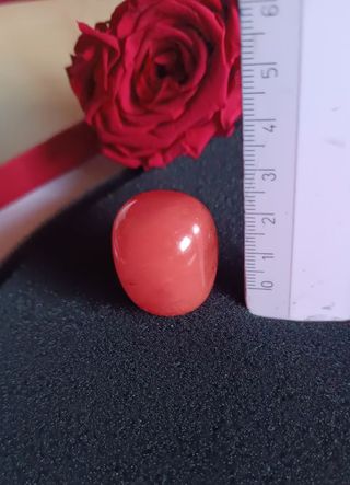 Nuovo- Quarzo rosso burattato di 22 gr , 3 cm