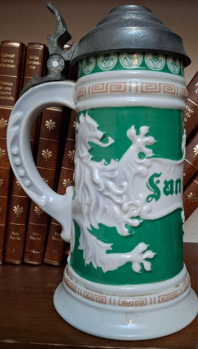 Jarra de cerveza cerámica SAN MIGUEL