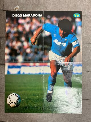 Poster Napoli Calcio e Maradona