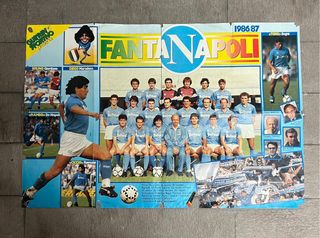 Poster Napoli Calcio e Maradona