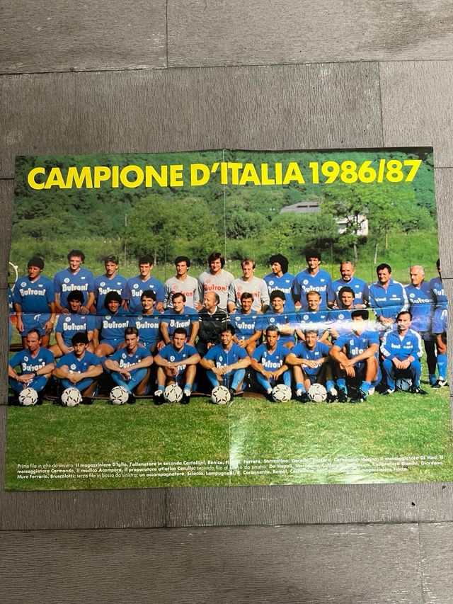 Poster Napoli Calcio e Maradona