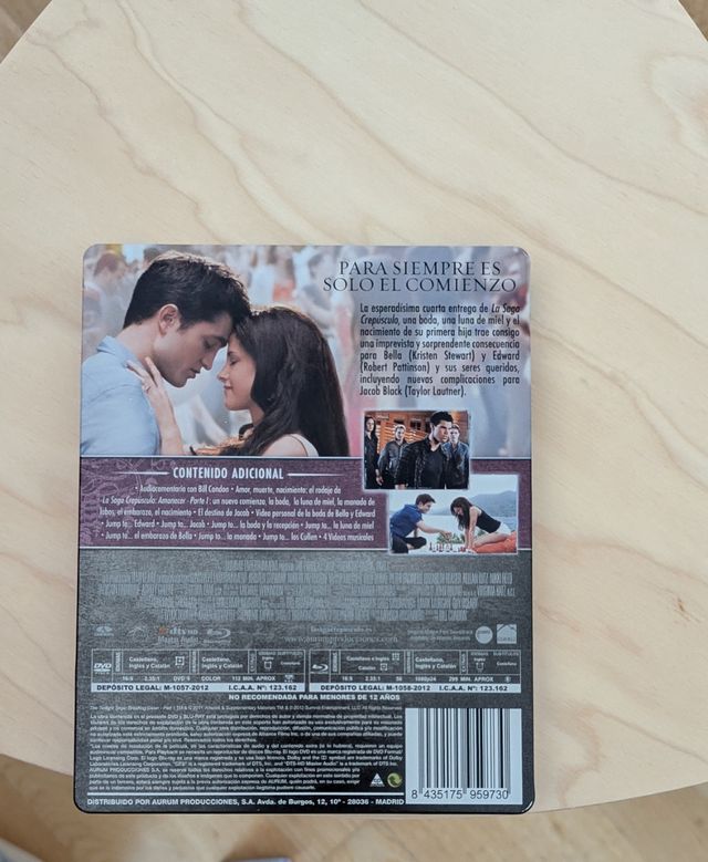 Saga DVD/ Blu-ray Crepúsculo