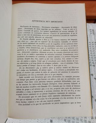 ENSAYO DICCIONARIO ESPAÑOL SINÓNIMOS Y ANTÓNIMOS