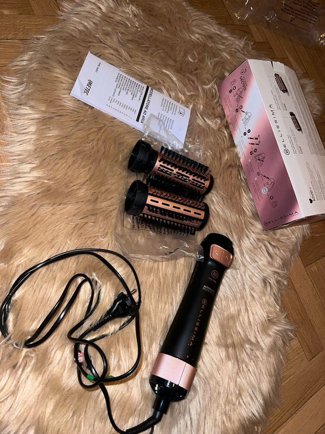 Cepillo de aire caliente con rotación automática