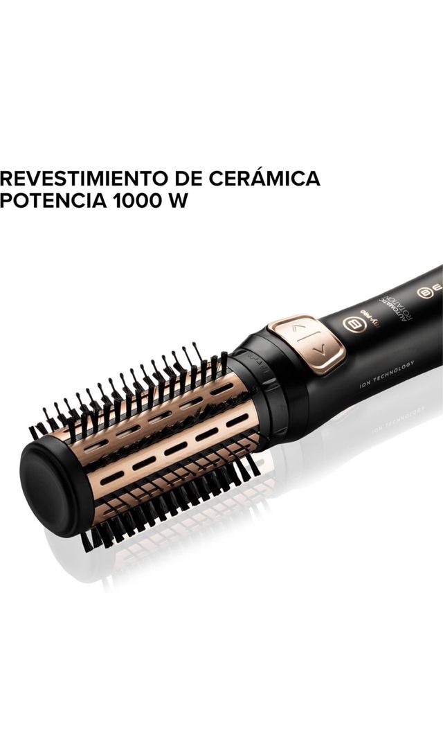 Cepillo de aire caliente con rotación automática