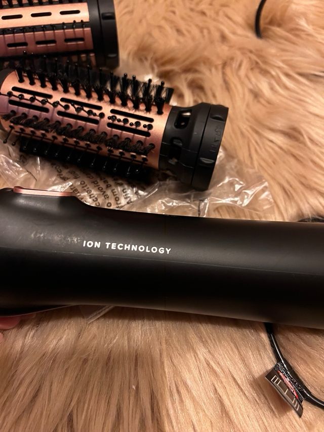 Cepillo de aire caliente con rotación automática