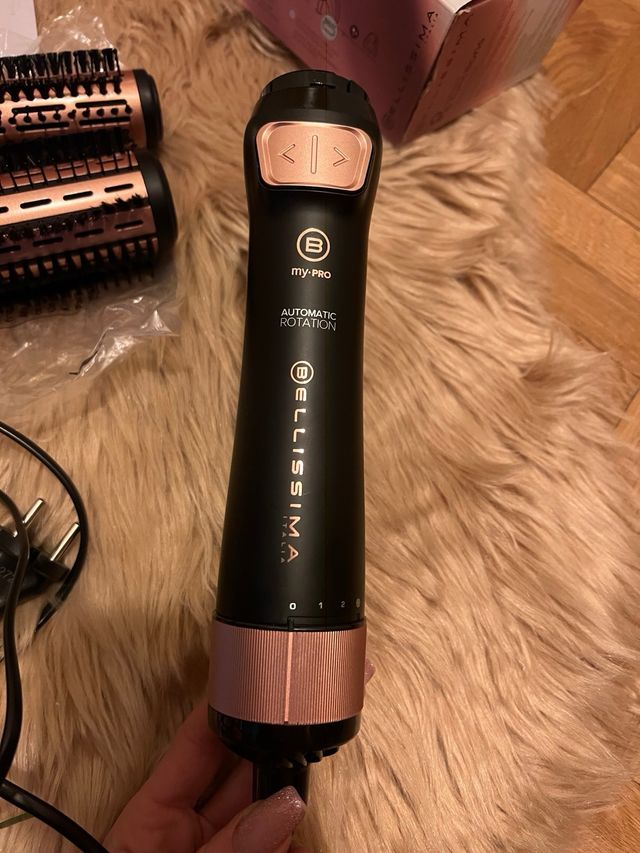 Cepillo de aire caliente con rotación automática