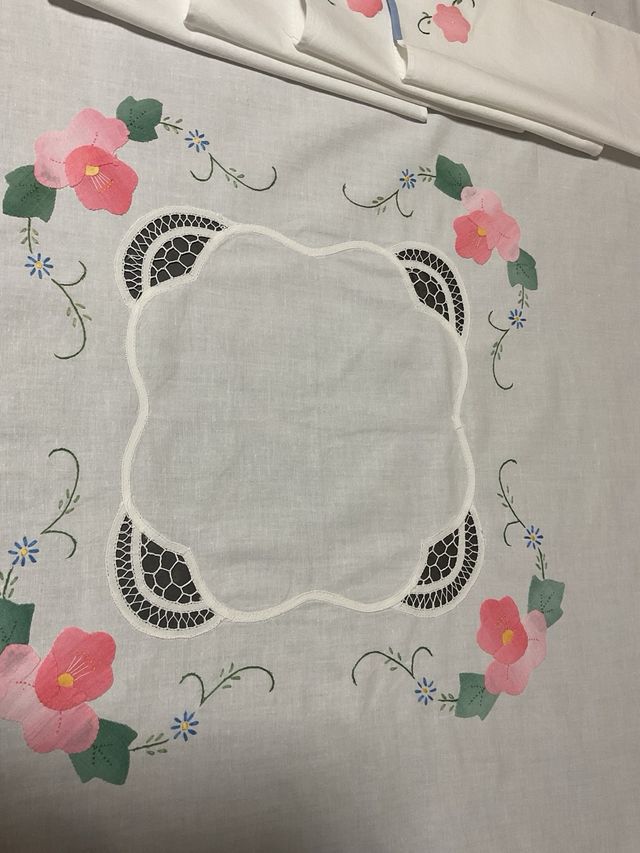 Manteleria algodon 4 servicios