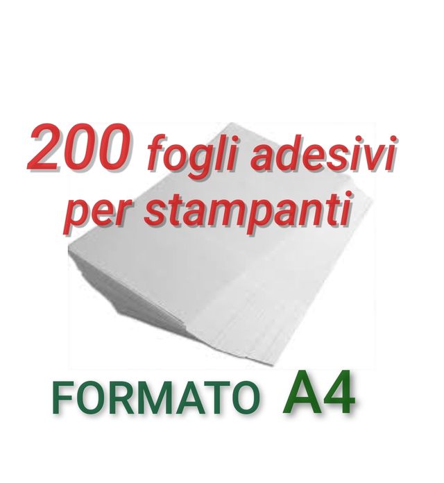 200 fogli adesivi