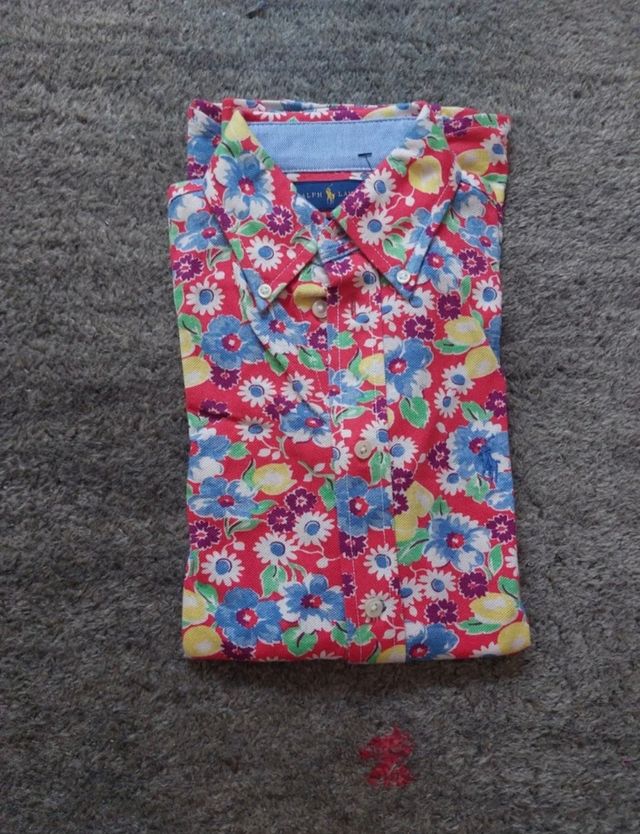 RALPH LAUREN CAMISA CHICA XS! NUEVA! 15E