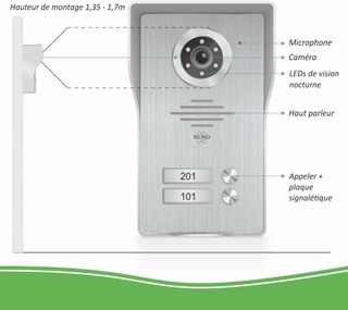 Videoportero IP WiFi ELRO DV477IP2