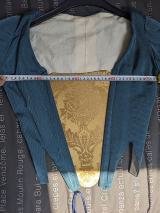 Corpiño fallera huertana