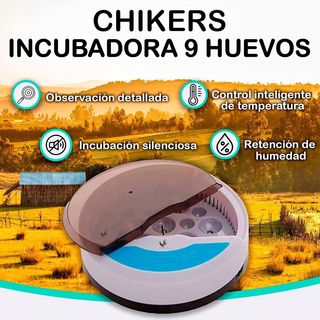 🐤 Incubadora Automática de Huevos Gallina, Aves