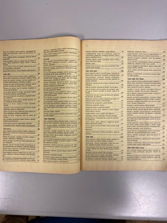 PEGASO Catalogo de despiece varios modelos