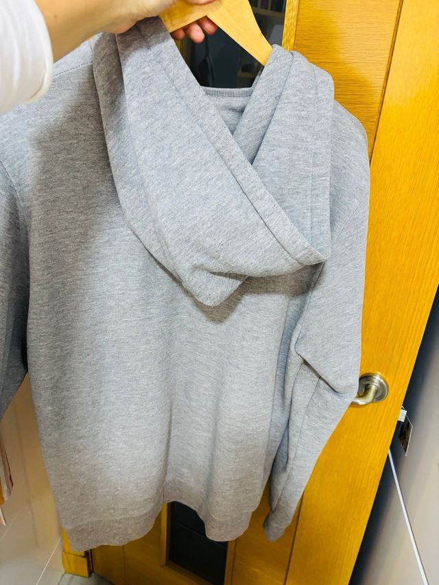 Sudadera Scalper capucha gris T.L