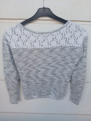 Jersey gris Bershka