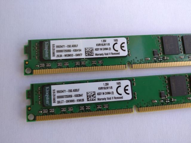 🔥Pack 16Gb DDR3 🔥 Memorias Kingston 1600Mhz