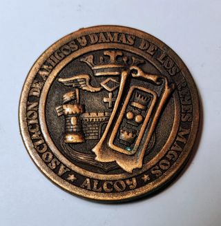 Medalla centenario cabalgata REYES MAGOS 1985