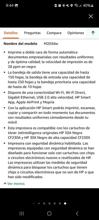 Impresora Laser Jet Pro M118dw