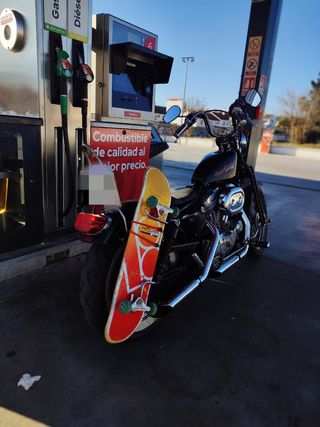  Porta-skate moto custom chopper
