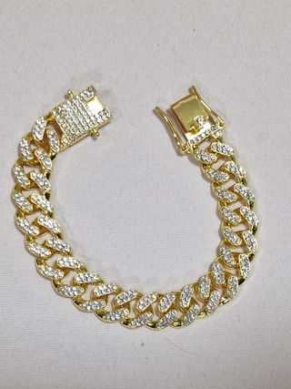 Pulsera cubana nueva 18cm