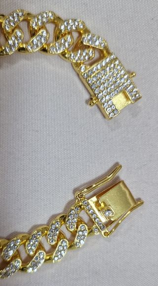 Pulsera cubana nueva 18cm