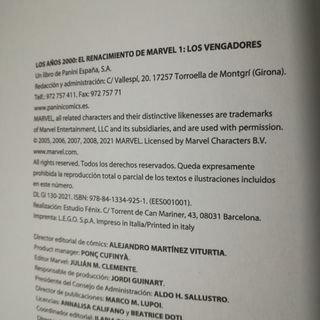 Marvel. Los Vengadores. El renacimiento