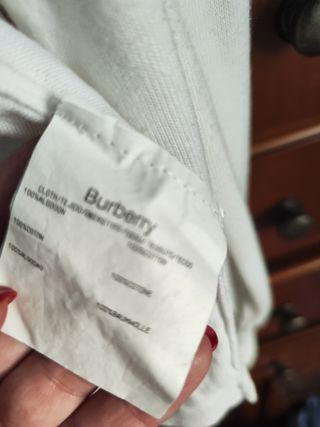 Chaqueta Burberry blanca
