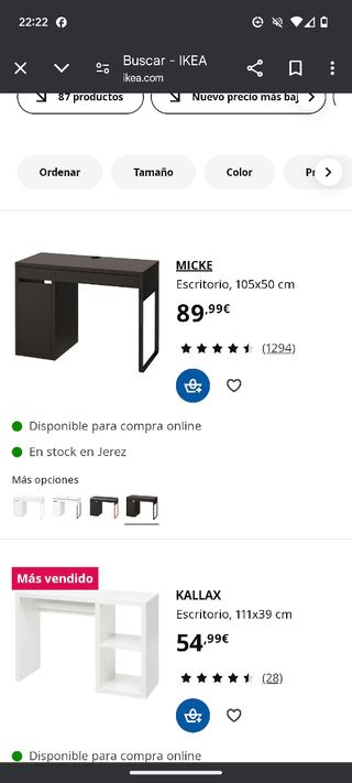 Mesa escritorio ikea