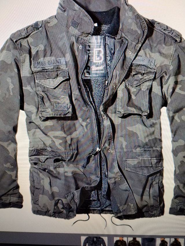 Chaqueta M65 Brandit Giant, abrigo.
