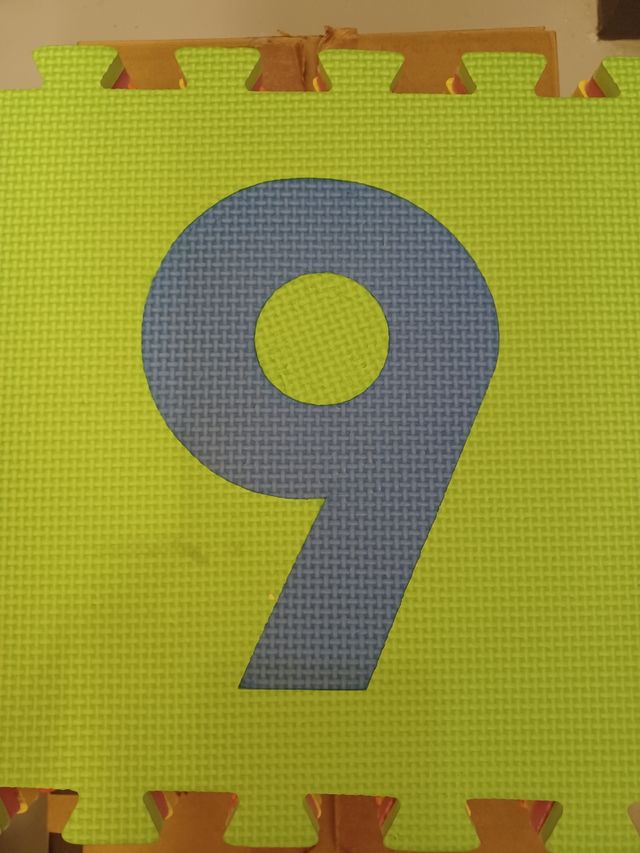 Puzzle números infantil acolchado