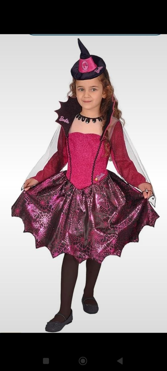 Costume carnevale Barbie streghetta 3/4