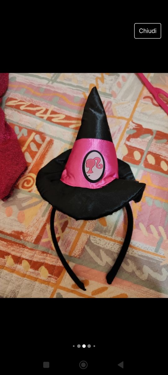 Costume carnevale Barbie streghetta 3/4