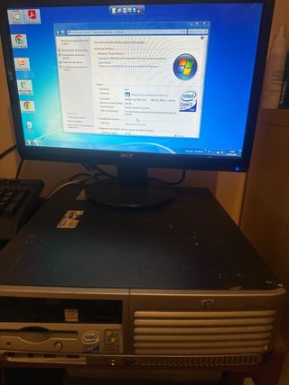 Ordenador hp de sobremesa