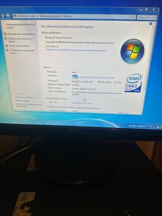 Ordenador hp de sobremesa