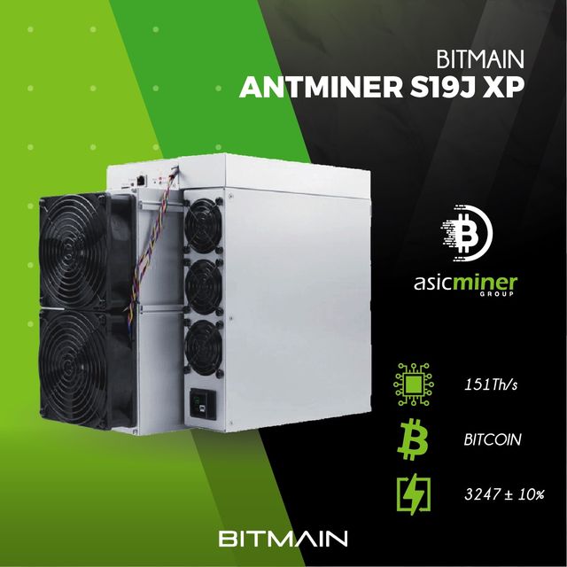 Antminer S19J XP (151 TH/s) 2 años de garantía