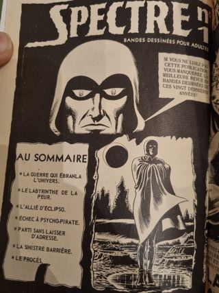UNIVERSO DC:SPECTRE 1967. 4 UNICOS NUMEROS COMPLET