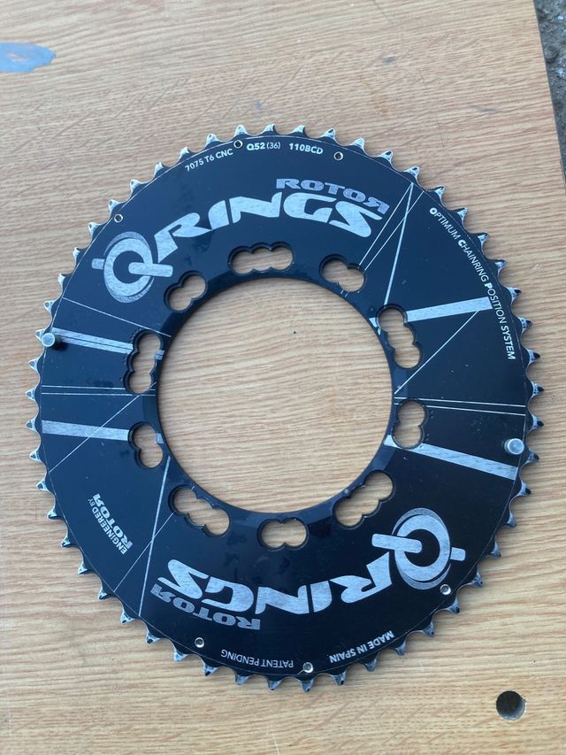 Platos rotor Qrings  52 / 38 110bcd