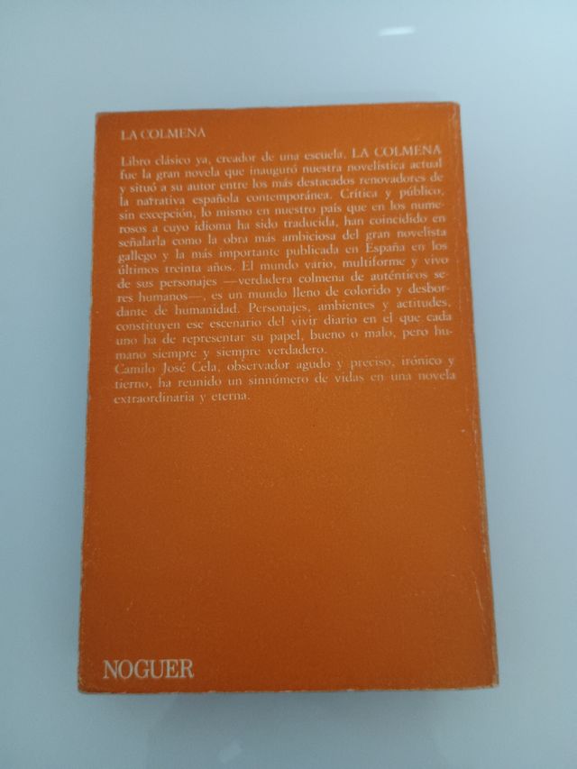 Novela La Colmena Camilo José Cela