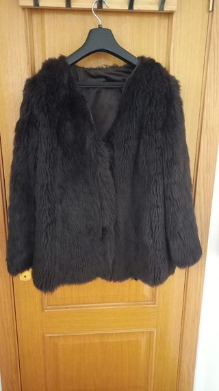 Chaqueton piel marron