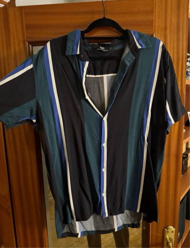 Camisa veraniega rayas Bershka