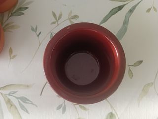 12 vasos/recipientes cerámicos ecológicos CERMER