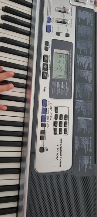 ❤️ Piano casio LK 100 instrumento musical