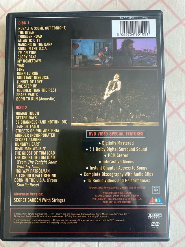 DVD Bruce Springsteen