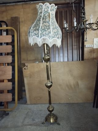 Lámpara de pie bronce