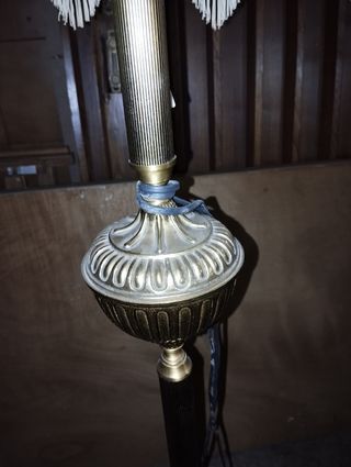 Lámpara de pie bronce