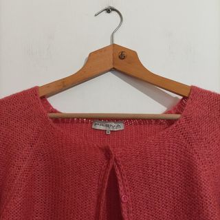 Cardigan vintage corallo Prisma