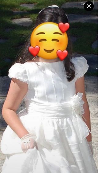 vestido de comunion de firma Devota y Lomba