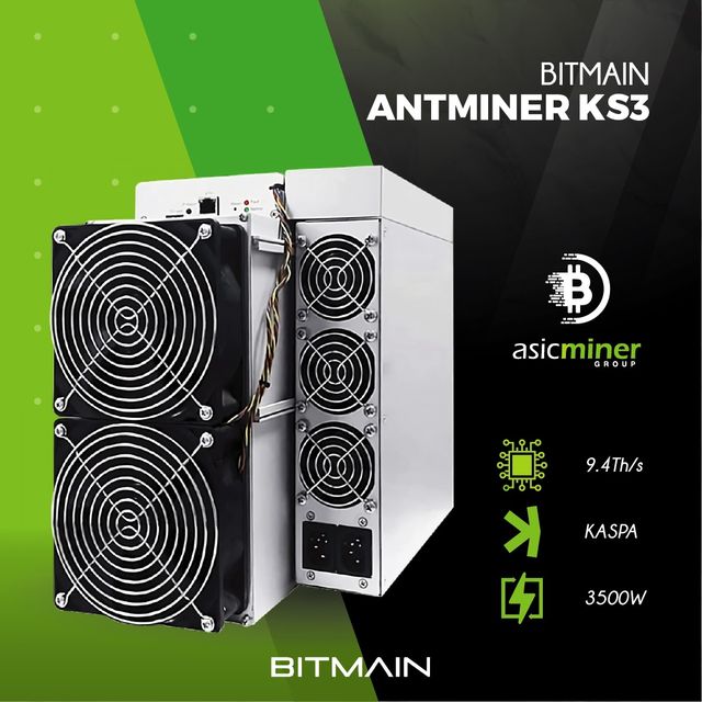 ⛏️Antminer KS3 (9.4TH/s)🚀 2 años de garantía